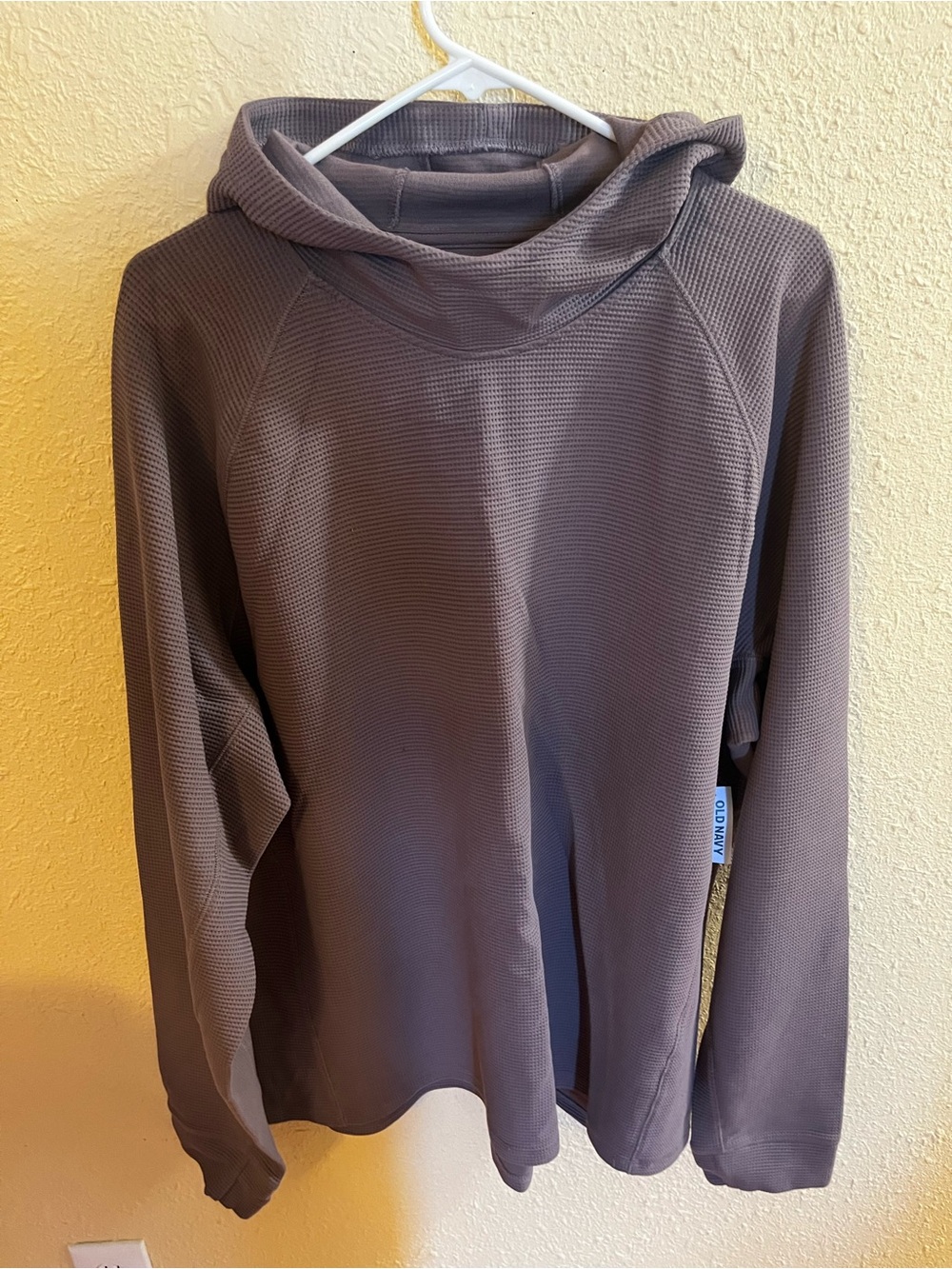 Old Navy Hoodie Pullover Mens 2xl Brown Active  Athletic Gym go dry